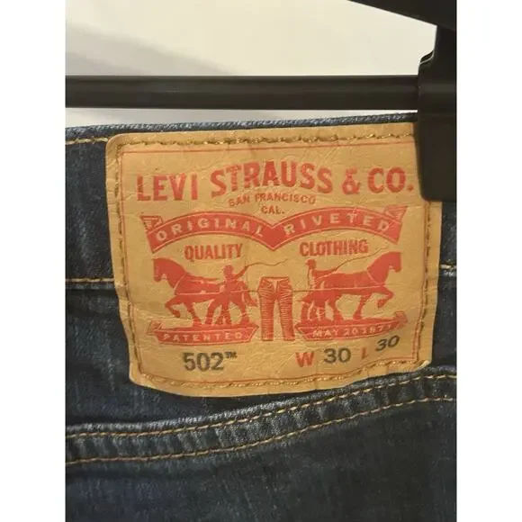 Levi's 502 Denim Jeans size 30 x 30 - Picture 3 of 3